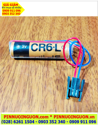 FUJI CR6.L, Pin nuôi nguồn PLC FUJI CR6.L lithium AA 2300mAh chính hãng /Xuất xứ NHẬT